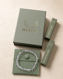 Sphatik Clear Quartz bracelet for purity and clarity — Maayam India
