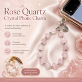 Customisable crystal heart phone charm — Maayam India