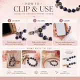 Maayam India Heart Phone Charm – Sodalite premium packaging