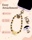 Abundance Magnet Phone Charm (Pyrite + Citrine + Green Aventurine + Tiger Eye)