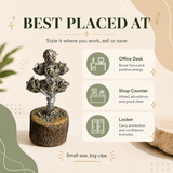 Mini Pyrite Tree for Office Desk