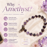 Maayam India Heart Phone Charm – Amethyst premium packaging