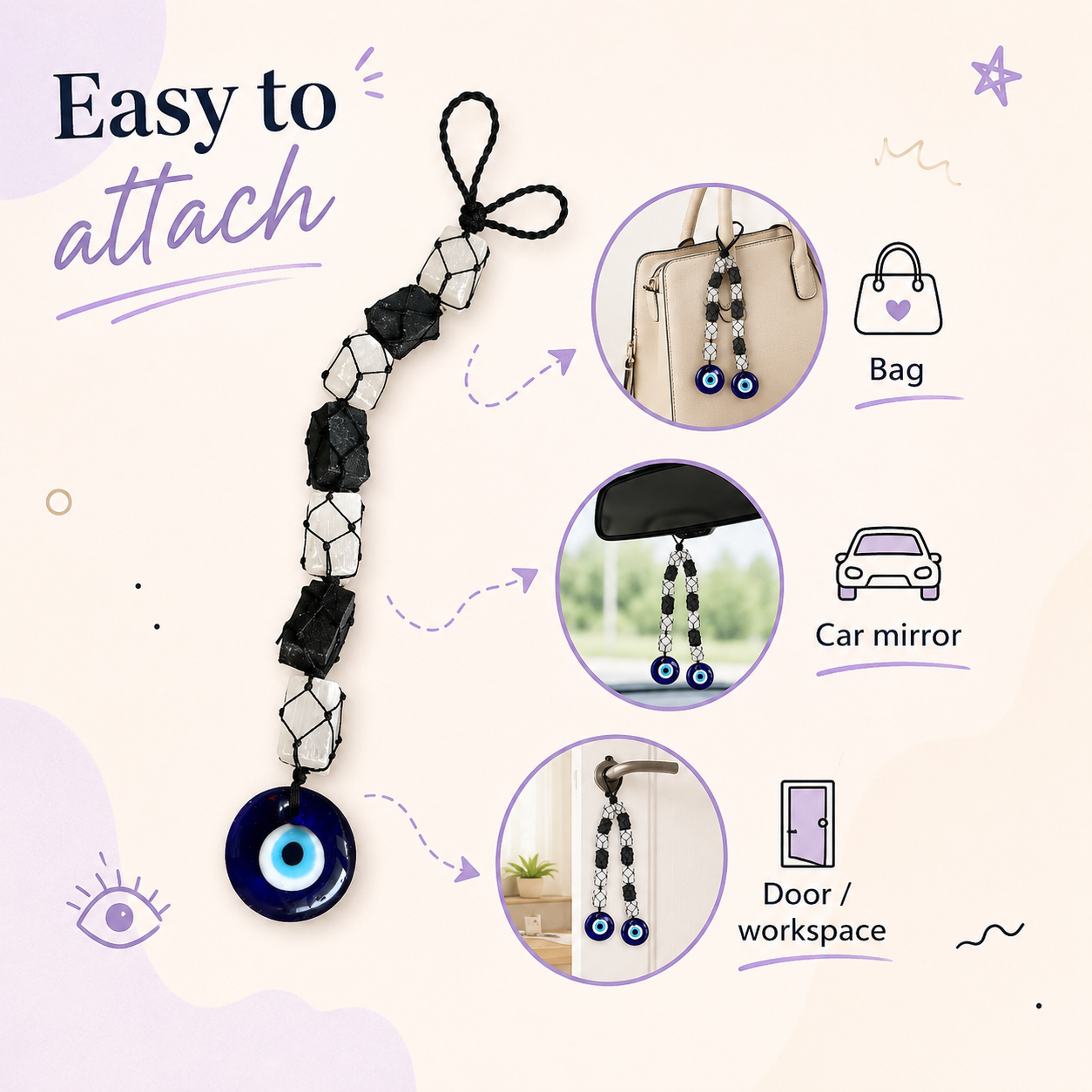 Main Door Energy Barrier (Evil Eye Protection)