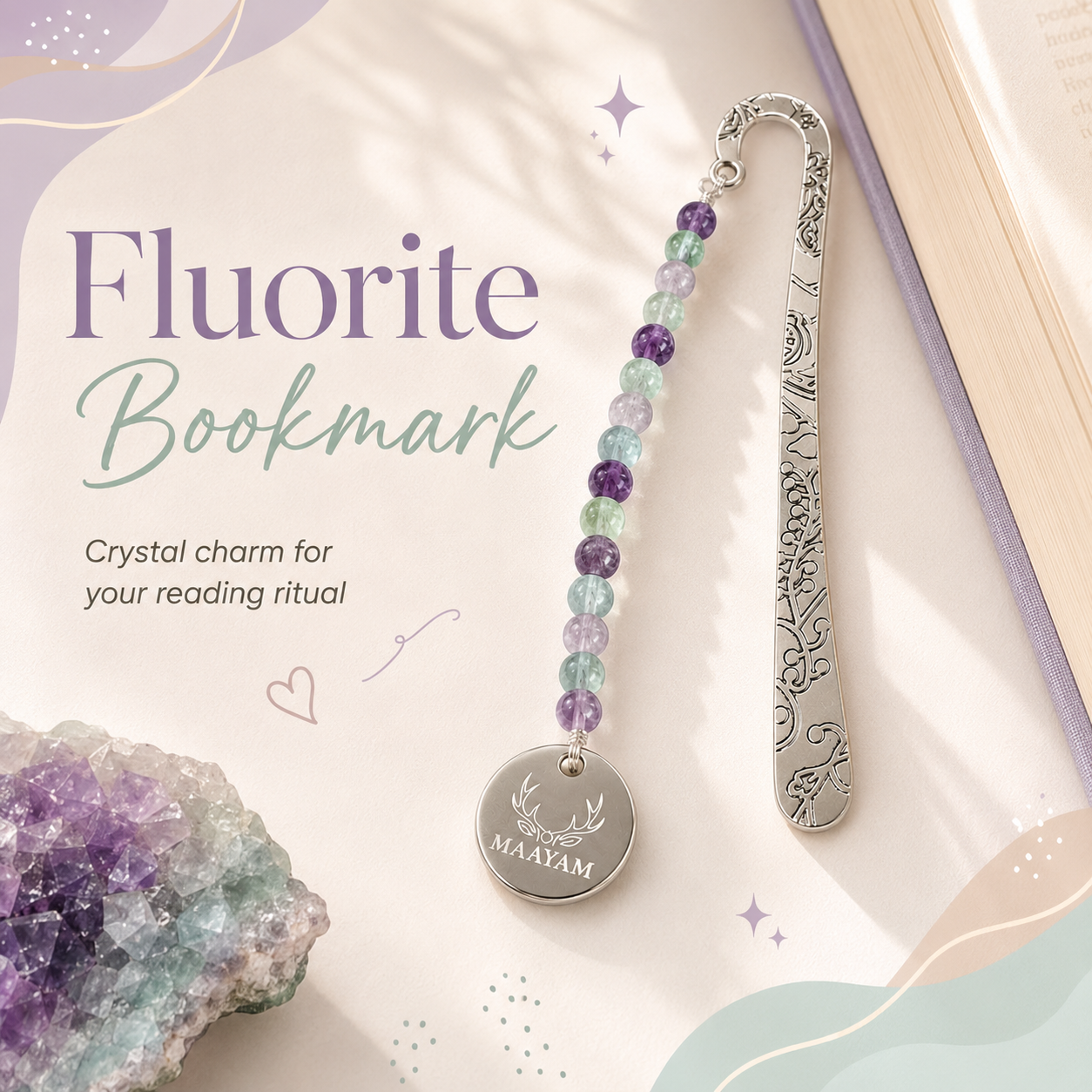 Fluorite Crystal Bookmark