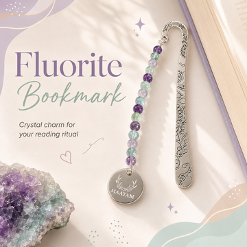 Fluorite Crystal Bookmark for focus while studying — Maayam India
