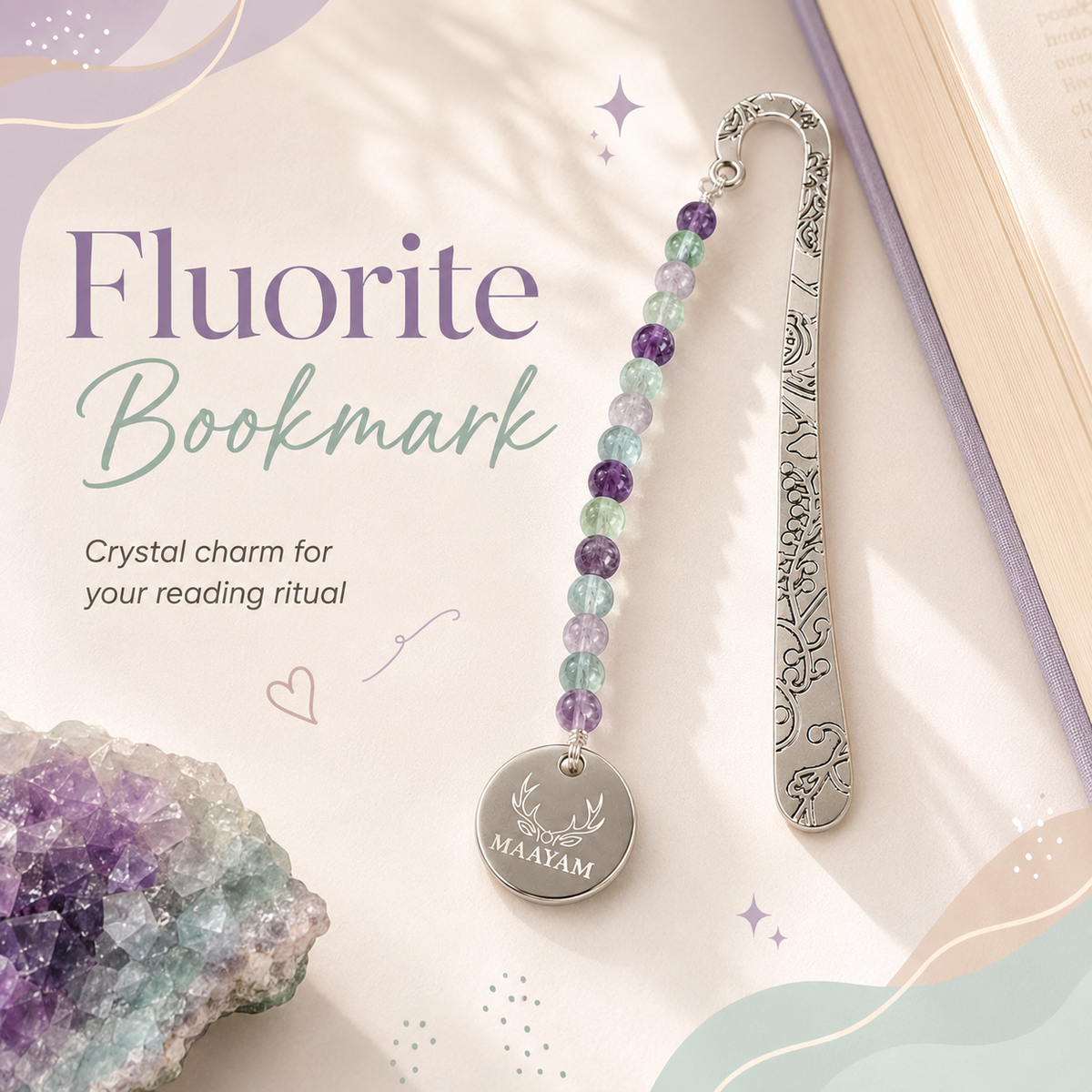 Fluorite Crystal Bookmark