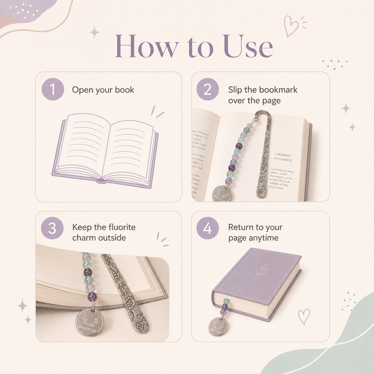 Fluorite Crystal Bookmark