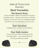 Stone of Protection Bracelet (Black Tourmaline)